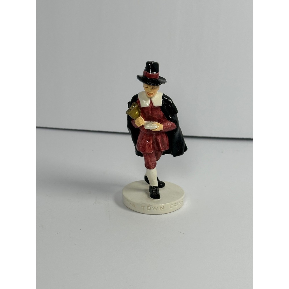 Vintage Coppercraft Guild Town Crier Figurine Bellman Collectible Decor